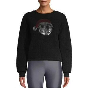 Disney Jack Skellington Nightmare Before Christmas Sherpa Sweatshirt Size Small